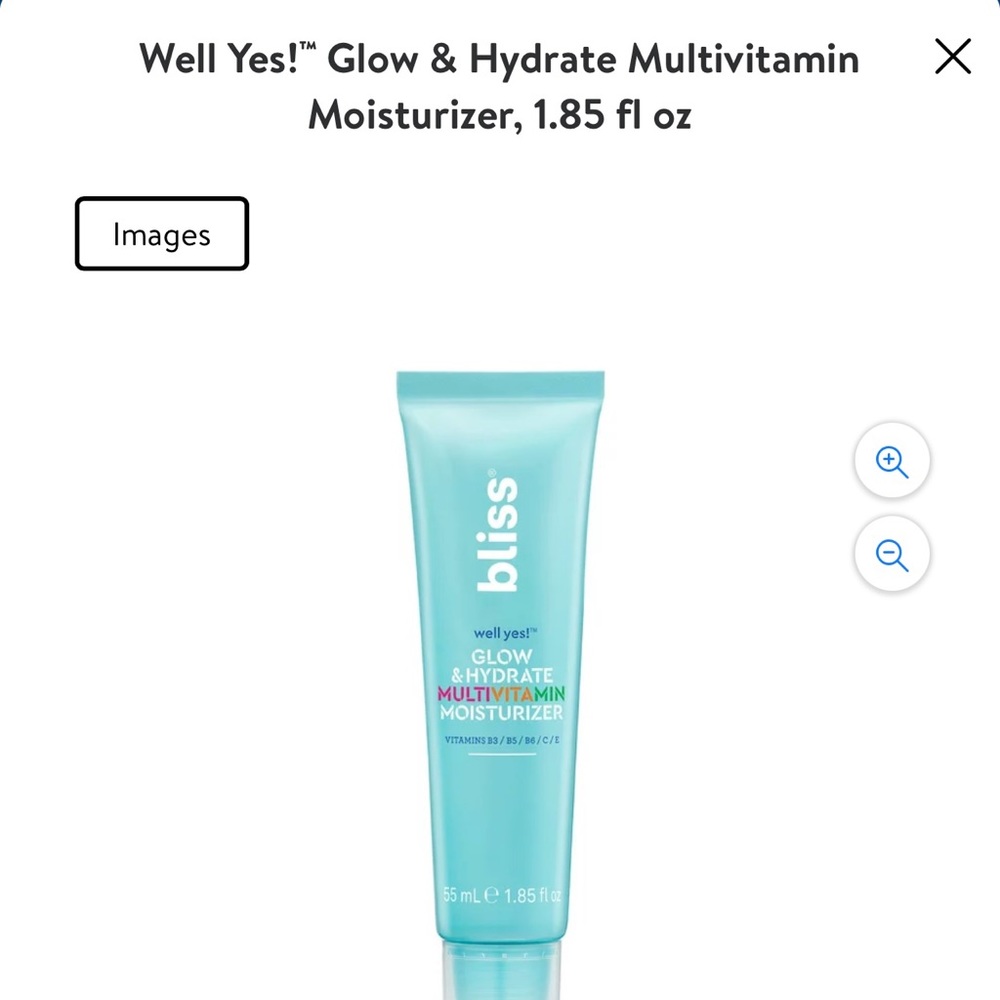 ISO- (please do not buy!!!) Bliss Well yes! Glow & Hydrate Moisturizer.